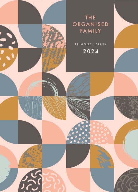 Organised Family (Geometric) Planner A5 Diary 2024, Diary Book