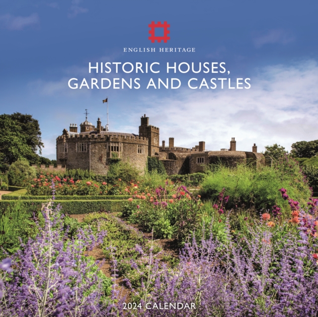 English Heritage Historic House, Gardens & Castles Square Wall Calendar 2024, Calendar Book