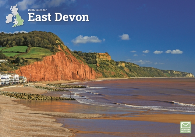 East Devon A4 Calendar 2025, Paperback Book