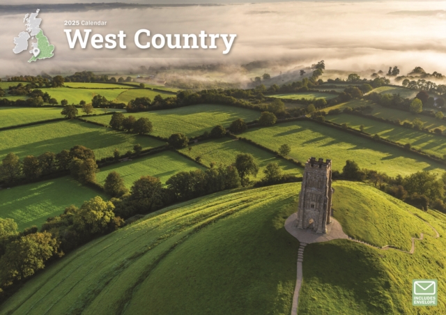 West Country A4 Calendar 2025, Paperback Book