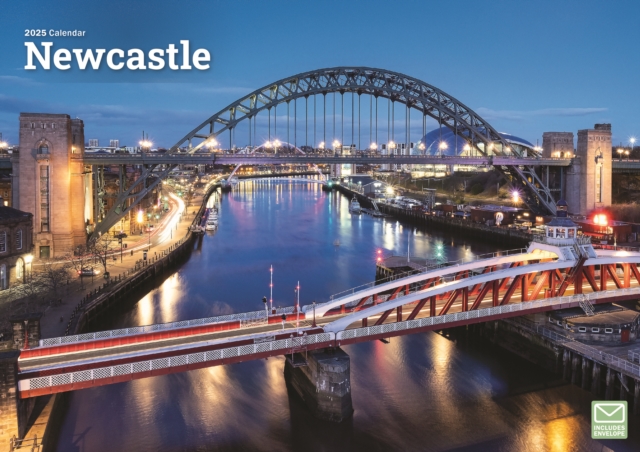 Newcastle A4 Calendar 2025, Paperback Book
