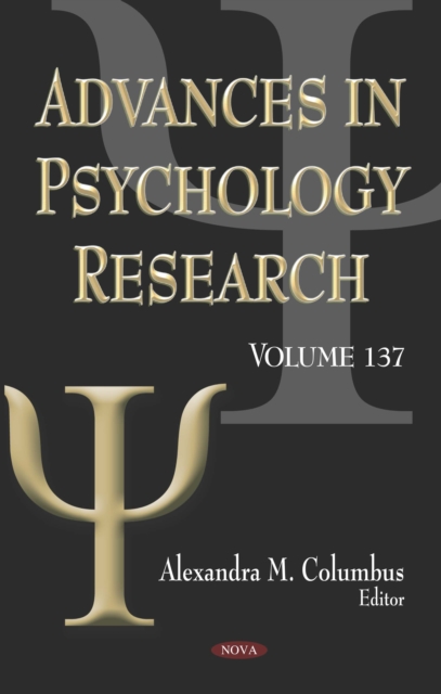 Advances in Psychology Research. Volume 137, PDF eBook
