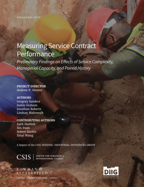Measuring Service Contract Performance : Preliminary Findings on Effects of Service Complexity, Managerial Capacity, and Paired History, EPUB eBook