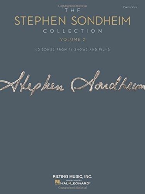 The Stephen Sondheim Collection - Volume 2 : 40 Songs from 14 Shows and Films, Book Book