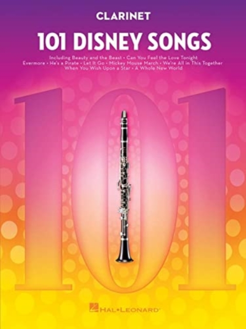 101 Disney Songs : Clarinet, Book Book