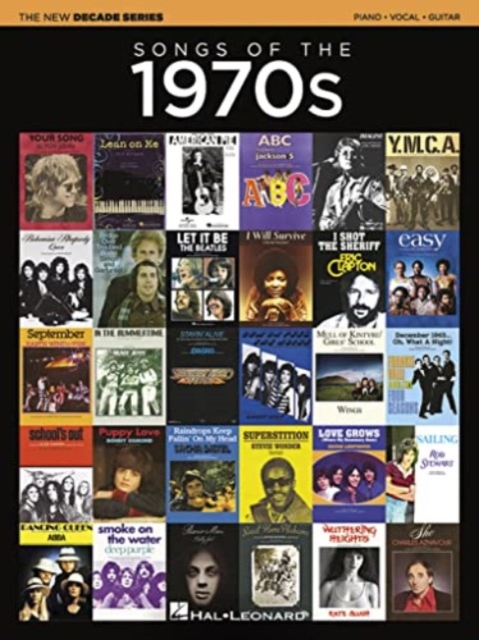 The New Decade Series : Songs of the 1970s, Book Book