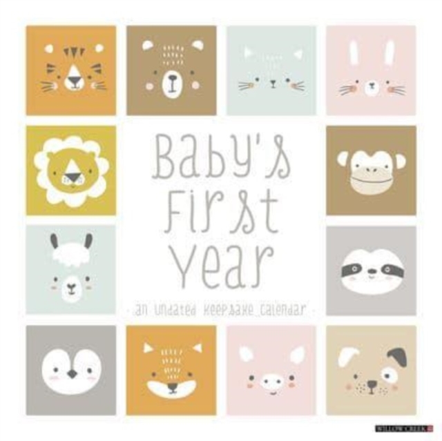 Baby's First Year Undated 12 X 12 Wall Calendar, Calendar Book