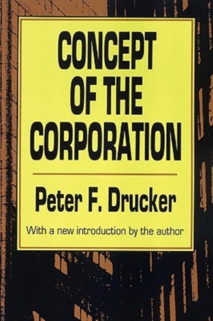 Concept of the Corporation, Paperback / softback Book