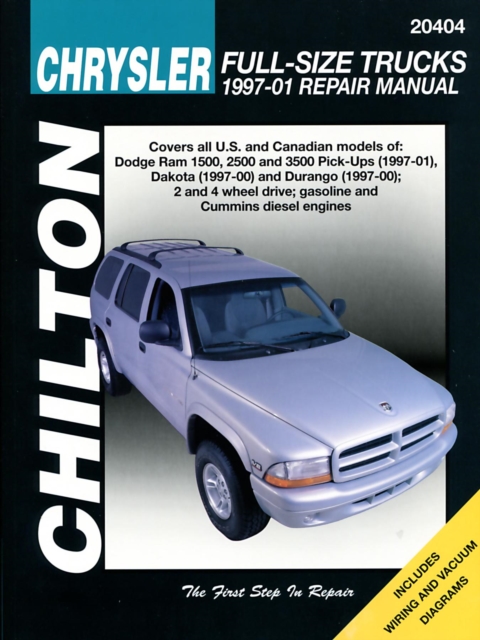 Dodge Pick-Ups 97-01 (Chilton), Paperback / softback Book