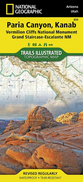 Vermillion Cliffs, Paria Canyon : Trails Illustrated, Sheet map, folded Book