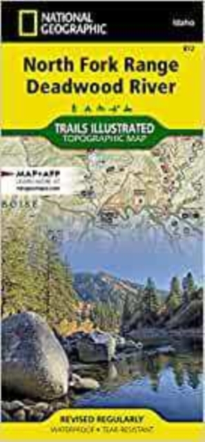 North Fork Range, Deadwood River Map, Sheet map, folded Book