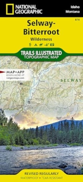 Selway-bitteroot Wilderness Map, Sheet map, folded Book