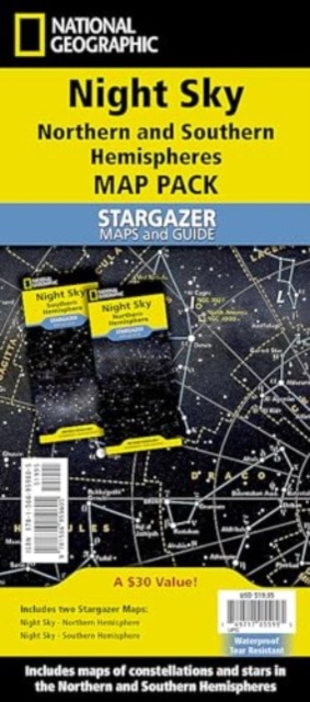 National Geographic Night Sky (Stargazer Folded Map Pack Bundle), Other cartographic Book