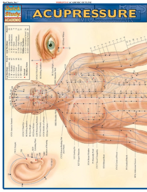 Acupressure, Fold-out book or chart Book
