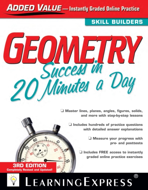 Geometry Success In 20 Minutes A Day, EPUB eBook
