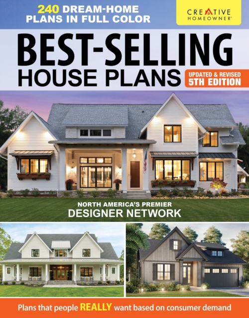 Best-Selling House Plans, Updated & Revised 5th Edition : Over 240 Dream-Home Plans in Full Color, Paperback / softback Book