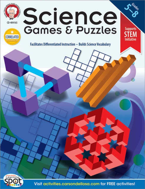 Science Games and Puzzles, Grades 5 - 8, PDF eBook