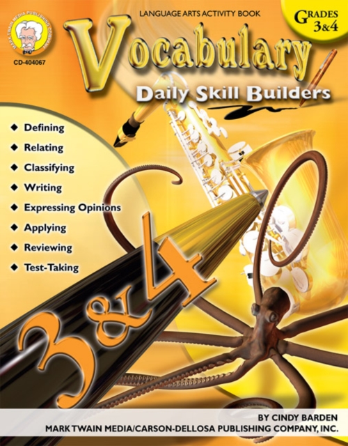 Vocabulary, Grades 3 - 4, PDF eBook