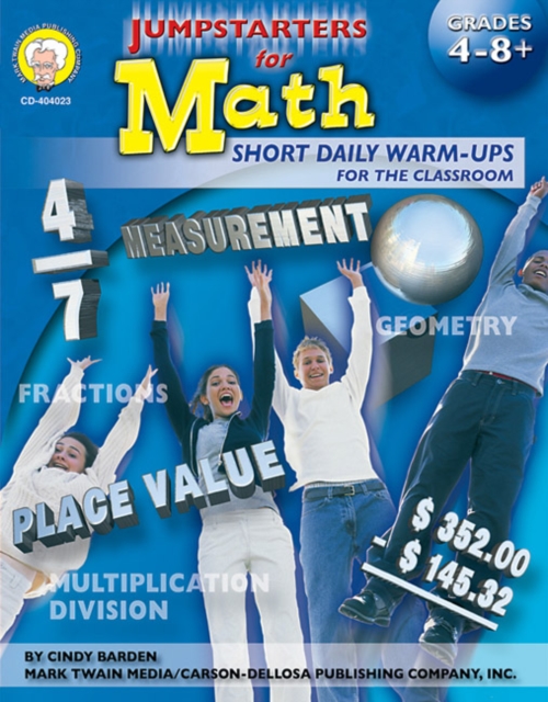 Jumpstarters for Math, Grades 4 - 8, PDF eBook