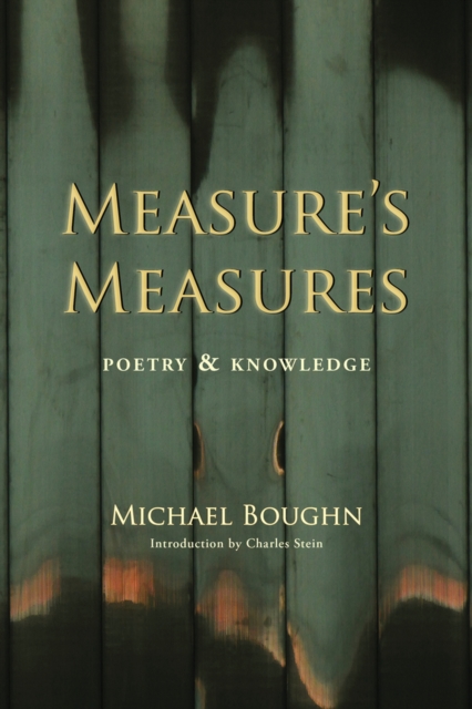 Measure's Measure : Poetry & Knowledge, Paperback / softback Book