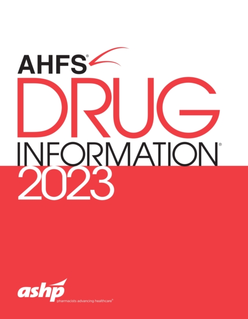 AHFS Drug Information 2022, Paperback / softback Book