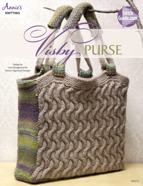 Visby Purse Knit Pattern, PDF eBook