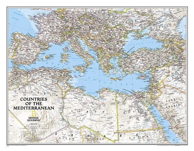 Mediterranean Region Classic, Tubed : Wall Maps - Countries & Regions, Sheet map, rolled Book