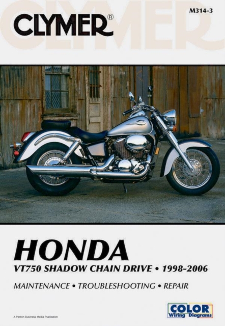 Honda VT750 Shadow Chain Drive Motorcycle (1998-2006) Service Repair Manual, Paperback / softback Book