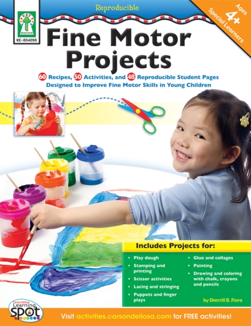 Fine Motor Projects, Ages 4 - 8, PDF eBook