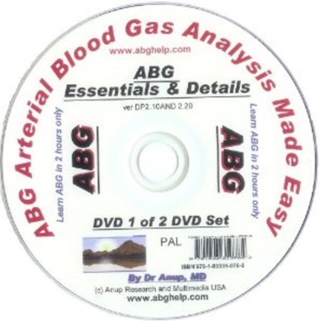 ABG -- Arterial Blood Gas Analysis Made Easy DVD (PAL Format), DVD Audio Book