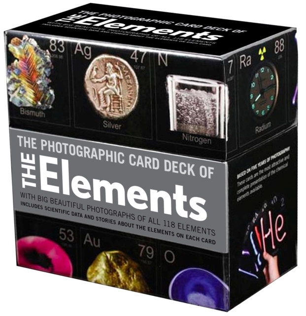 Photographic Card Deck Of The Elements : With Big Beautiful Photographs of All 118 Elements in the Periodic Table, Cards Book