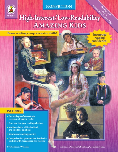 Amazing Kids, Grades 4 - 8 : High-Interest/Low-Readability Nonfiction, PDF eBook