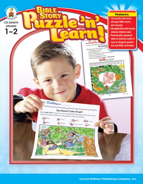 Bible Story Puzzle 'n' Learn!, Grades 1 - 2, PDF eBook