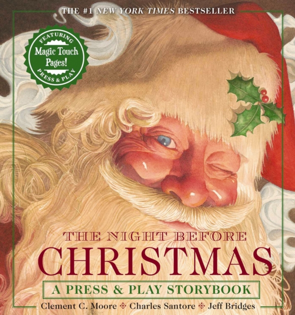 The Night Before Christmas Press & Play Storybook : The Classic Edition Hardcover Book Narrated by Jeff Bridges, Hardback Book