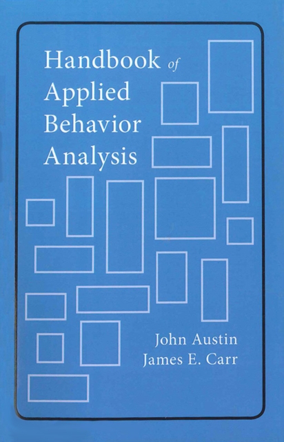 Handbook of Applied Behavior Analysis, PDF eBook