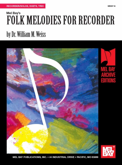 Folk Melodies for Recorder, PDF eBook