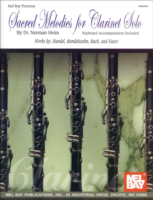 Sacred Melodies for Clarinet Solo, PDF eBook