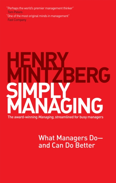 Simply Managing : What Managers Do - and Can Do Better, PDF eBook