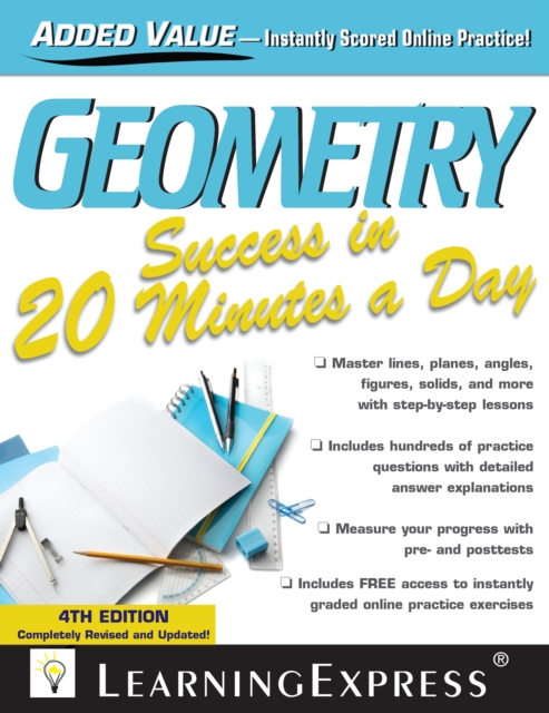 Geometry Success in 20 Minutes a Day, EPUB eBook