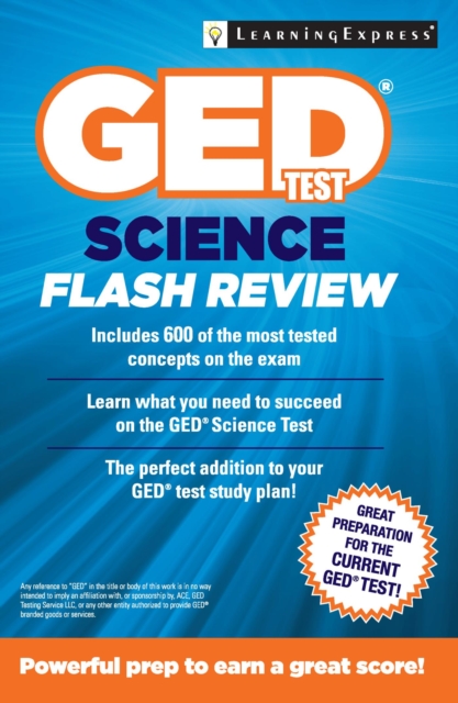 GED Test Science Flash Review, EPUB eBook