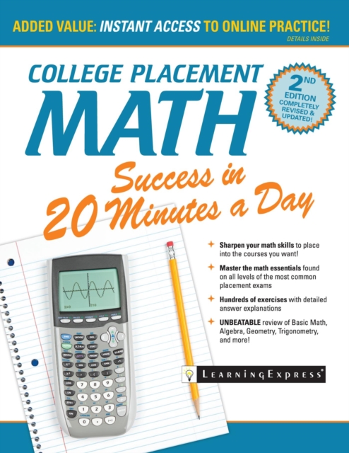 College Placement Math Success in 20 Minutes a Day, EPUB eBook