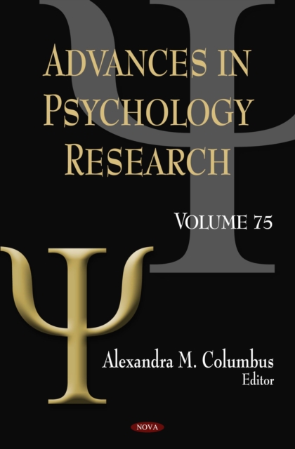Advances in Psychology Research. Volume 75, PDF eBook