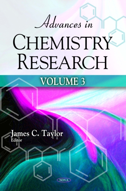 Advances in Chemistry Research. Volume 3, PDF eBook