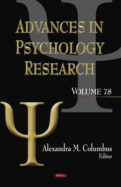 Advances in Psychology Research. Volume 78, PDF eBook