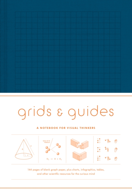 Grids & Guides (Navy) Notebook : Navy, Notebook / blank book Book