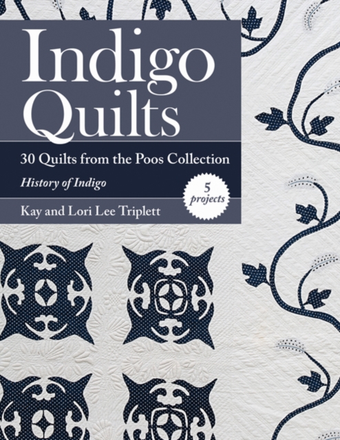 Indigo Quilts : 30 Quilts from the Poos Collection - History of Indigo - 5 Projects, Paperback / softback Book
