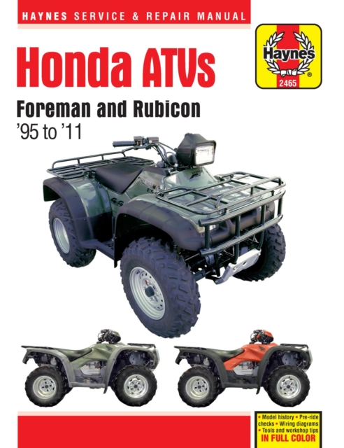 Honda Foreman ATV (95 -11) : 1995-2011, Paperback / softback Book