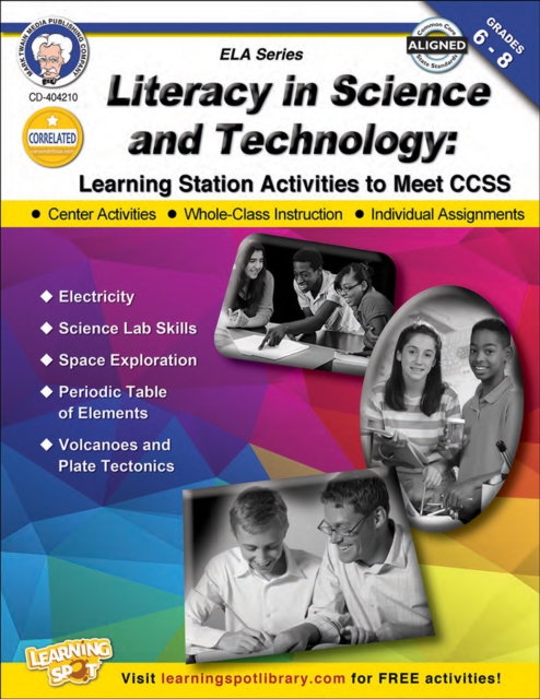 Literacy in Science and Technology, Grades 6 - 8 : Learning Station Activities to Meet CCSS, PDF eBook