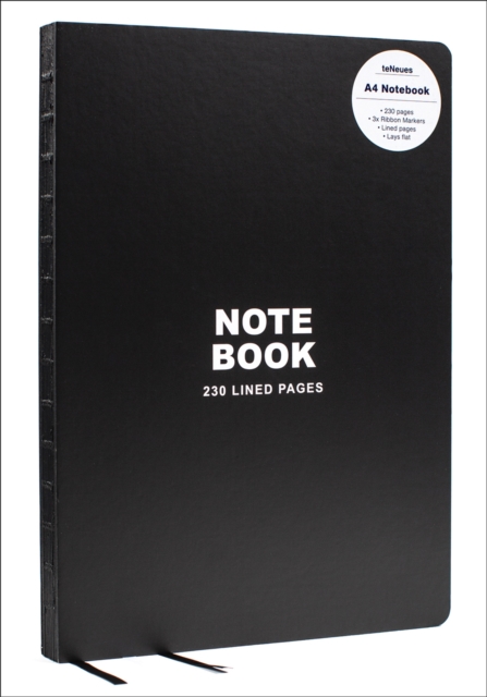 Black A4 Notebook, Notebook / blank book Book