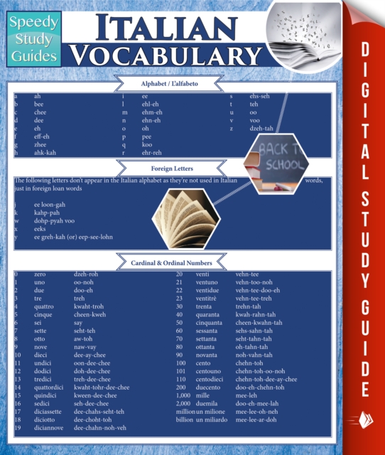 Italian Vocabulary (Speedy Study Guides), PDF eBook